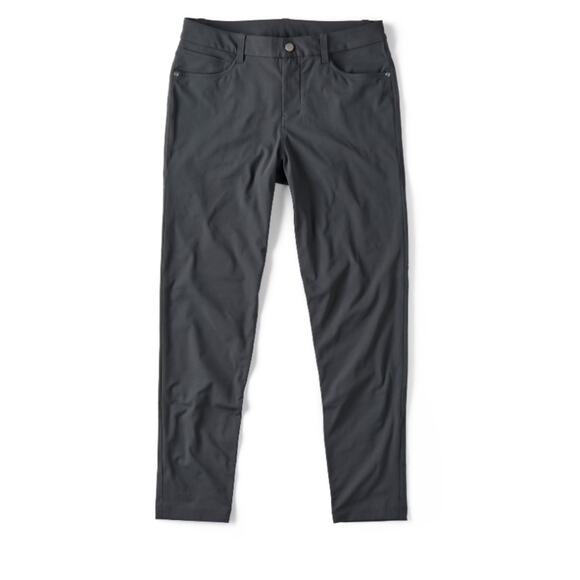 Lululemon ABC Classic-Fit 5 Pockets Warpstreme Chinos Pants Black Men Size 32x28 - Picture 2 of 11